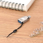 Hoco UA10 Μετατροπέας Micro USB σε USB-A – OTG, Φόρτιση & Μεταφορά Δεδομένων - Ασημί