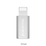 Borofone BV5 Μετατροπέας Micro USB σε Lightning – Ασημί, Φόρτιση & Συγχρονισμός Δεδομένων