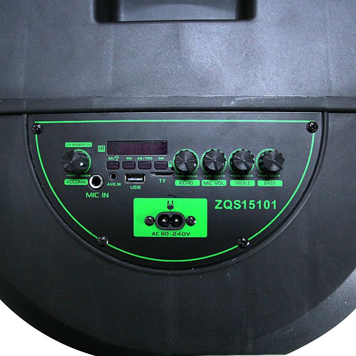 Ασύρματο Karaoke Ηχείο ZQS-15101 15" 40W με Μικρόφωνο, FM Radio & Remote Control