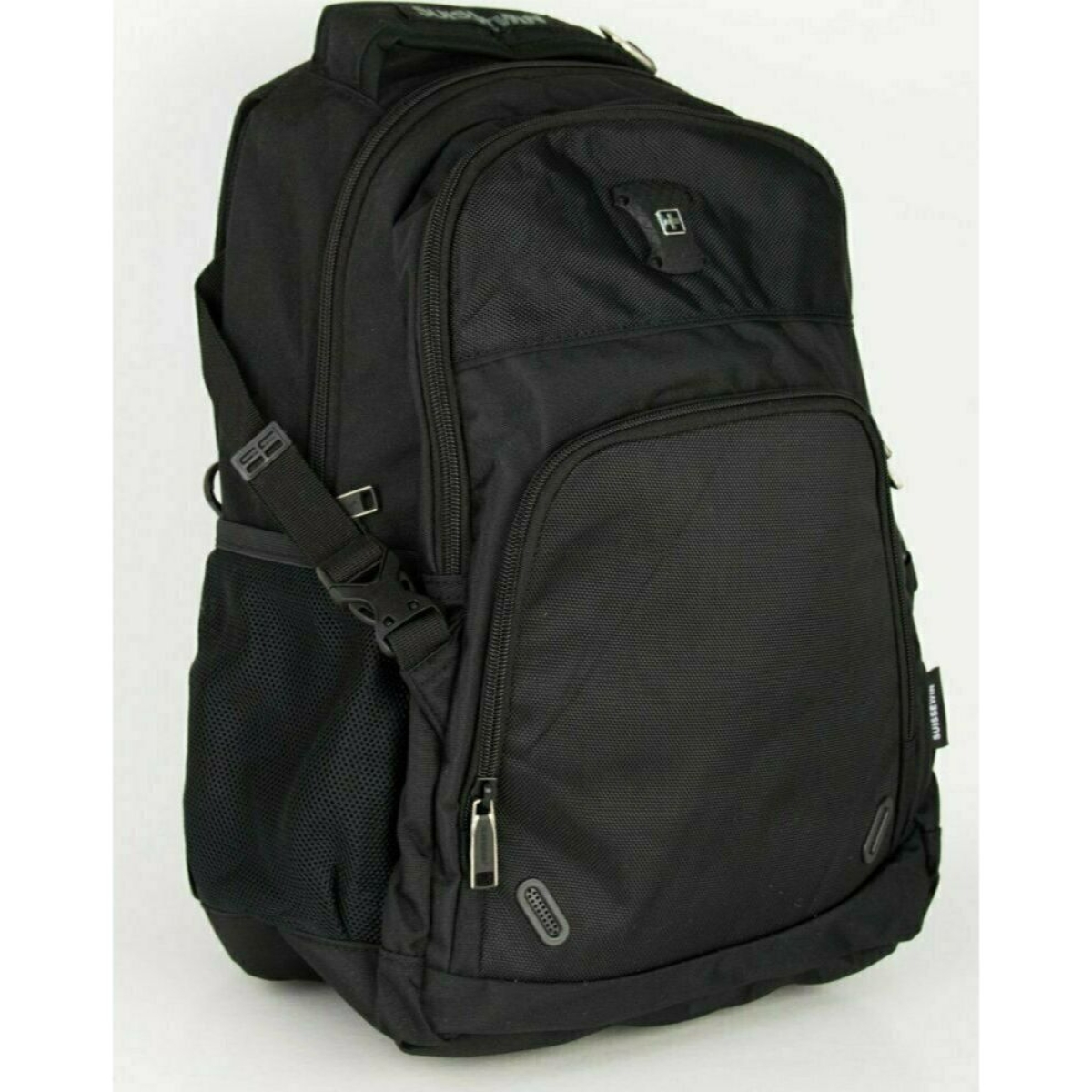 SUISSEWIN SN9017 Αδιάβροχο Σακίδιο Πλάτης 25L – Θήκη Laptop έως 15.6" - Μαύρο