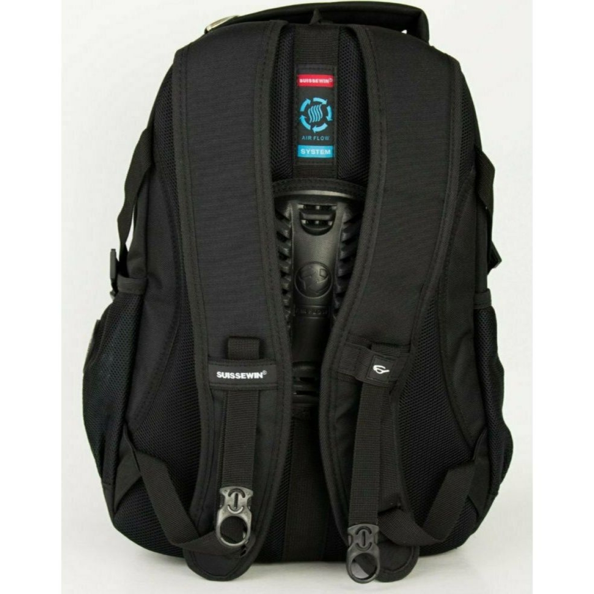SUISSEWIN SN9017 Αδιάβροχο Σακίδιο Πλάτης 25L – Θήκη Laptop έως 15.6" - Μαύρο