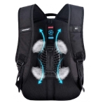 SUISSEWIN SN9017 Αδιάβροχο Σακίδιο Πλάτης 25L – Θήκη Laptop έως 15.6" - Μαύρο