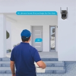 Κάμερα Ασφαλείας WiFi PTZ 6MP (4K) με Διπλό Φακό, AI Ανίχνευση Ανθρώπου, Έγχρωμη Νυχτερινή Όραση & Αμφίδρομο Ήχο