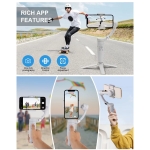 M1 3-Axis Gimbal Stabilizer με Τρίποδο – Selfie Stick με Face Tracking & Gesture Control