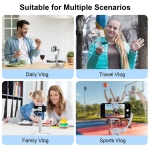 M1 3-Axis Gimbal Stabilizer με Τρίποδο – Selfie Stick με Face Tracking & Gesture Control