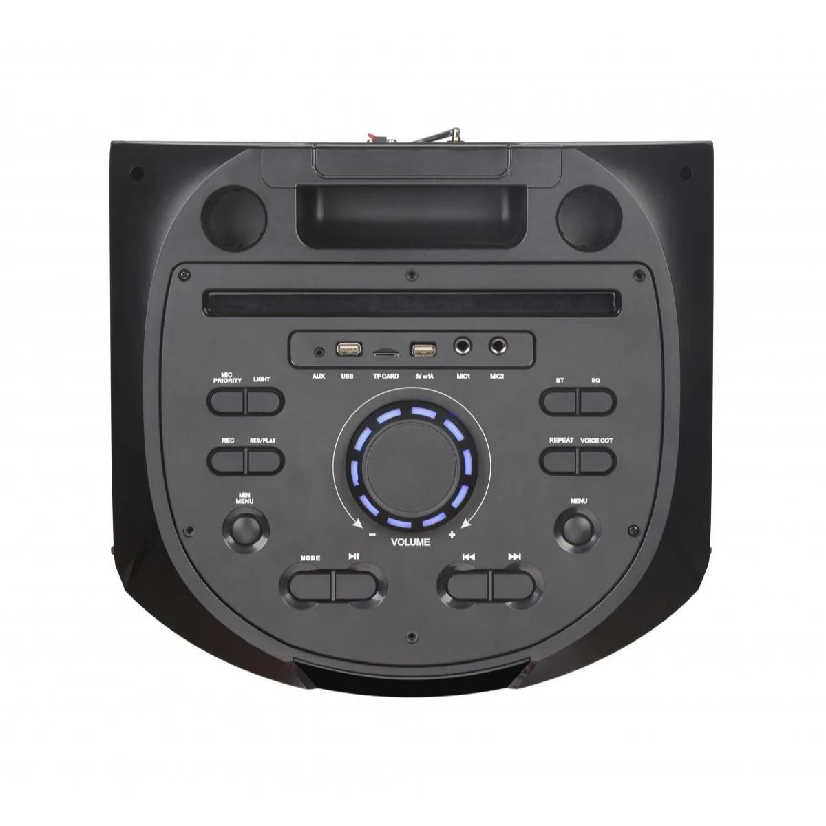 NDR 7022 Bluetooth Karaoke Ηχείο 2x12" 3000W με 2 Ασύρματα Μικρόφωνα & Τηλεχειριστήριο – Φορητό DJ Speaker