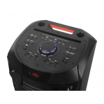 NDR 7022 Bluetooth Karaoke Ηχείο 2x12" 3000W με 2 Ασύρματα Μικρόφωνα & Τηλεχειριστήριο – Φορητό DJ Speaker