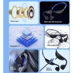 Awei A895BL Open Ear Wireless Headphones Bluetooth 5.3 με Night Running Light – Ασύρματα Ακουστικά Air Conduction για Σπορ