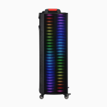 NDR-1218 Φορητό Ηχείο Bluetooth 2x12" 100W με RGB LED, 2 Μικρόφωνα & Τηλεχειριστήριο