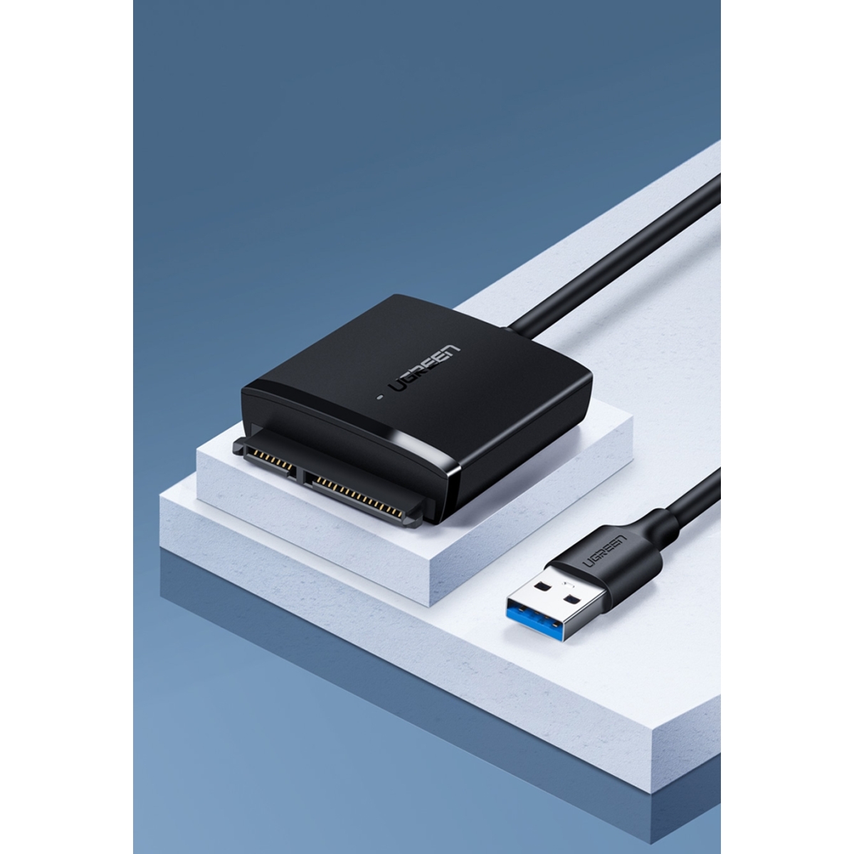 Ugreen Adapter HDD 2.5" & 3.5" SATA to USB 3.0 (black) 60561 - Image 3