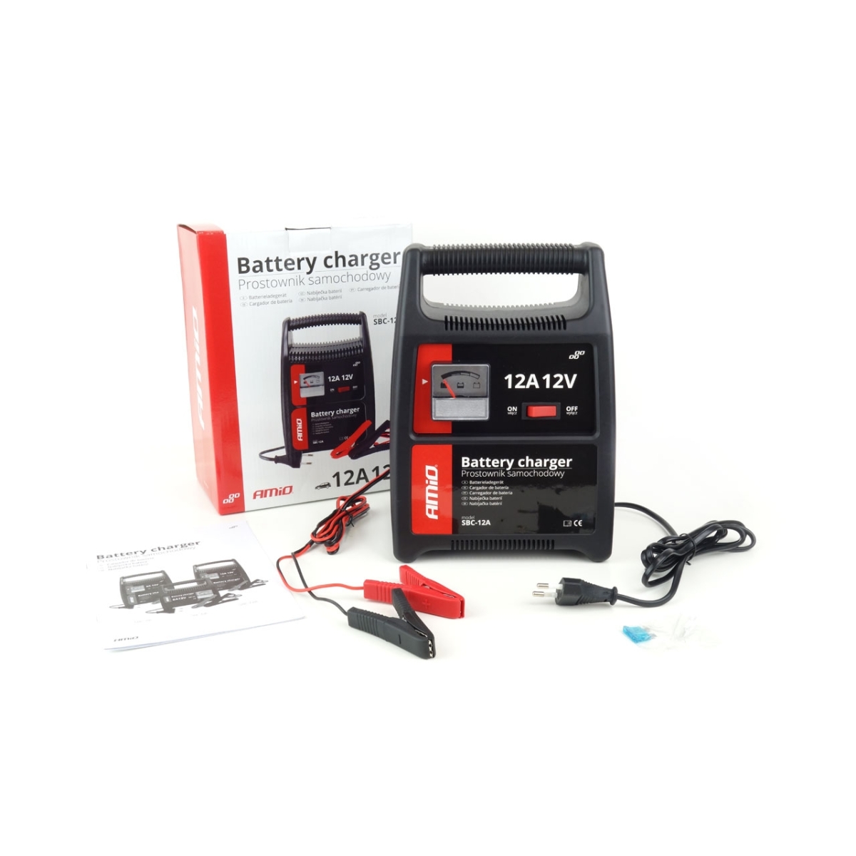 AMiO Φορτιστής Μπαταρίας Αυτοκινήτου 12V 12A 02089 - Image 4