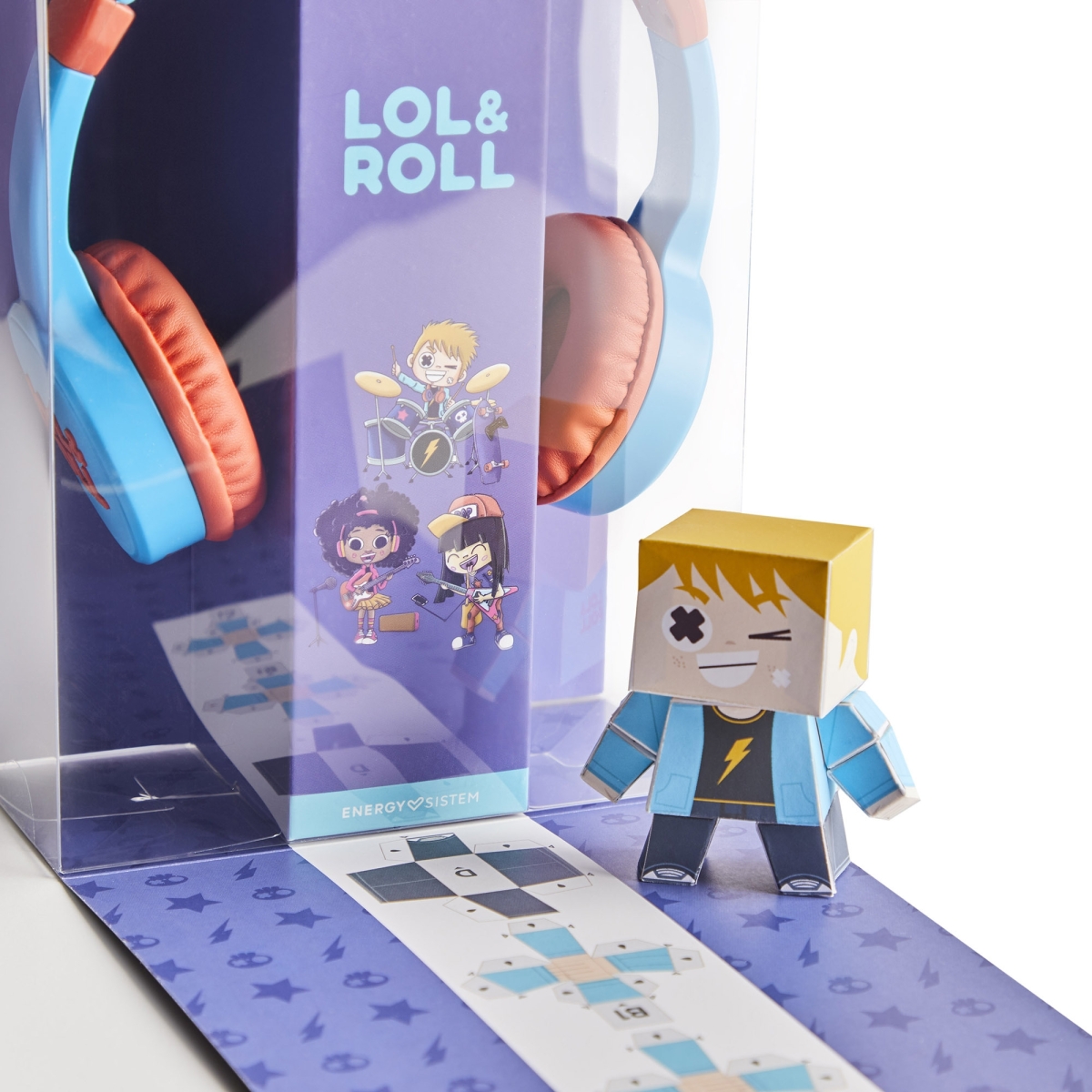 Energy Sistem Lol&Roll Παιδικά ακουστικά Κεφαλής Pop Kids Headphones Μπλε 451166 - Image 4