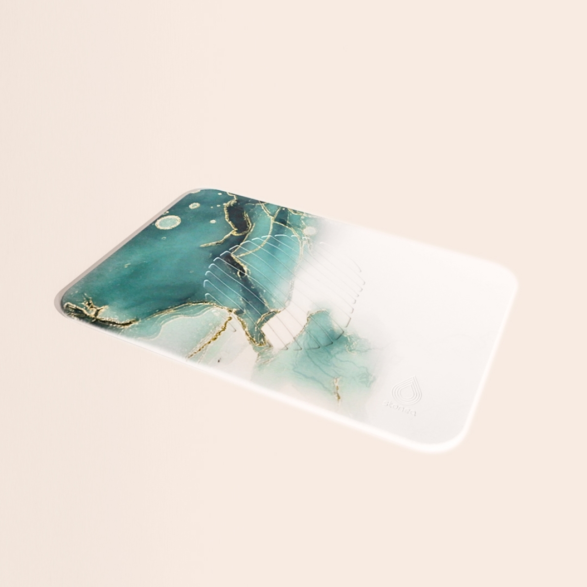 Stonea Πατάκι Μπάνιου από Διατομίτη NEPTUNE BATH MAT 39x59.4x1cm σε Χρώμα Γαλαζοπράσινο Μάρμαρο STO-BATH-NEP - Image 3