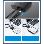 Ugreen Adapter HDD 2.5" & 3.5" SATA to USB 3.0 (black) 60561 - Image 2