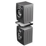 Meliconi TORRE DARK Συνδετικό Πλυντηρίου/Στεγνωτηρίου 60x55εκ από Πλαστικό με Επεκτεινόμενο Ράφι Μαύρο 656128 - Image 3
