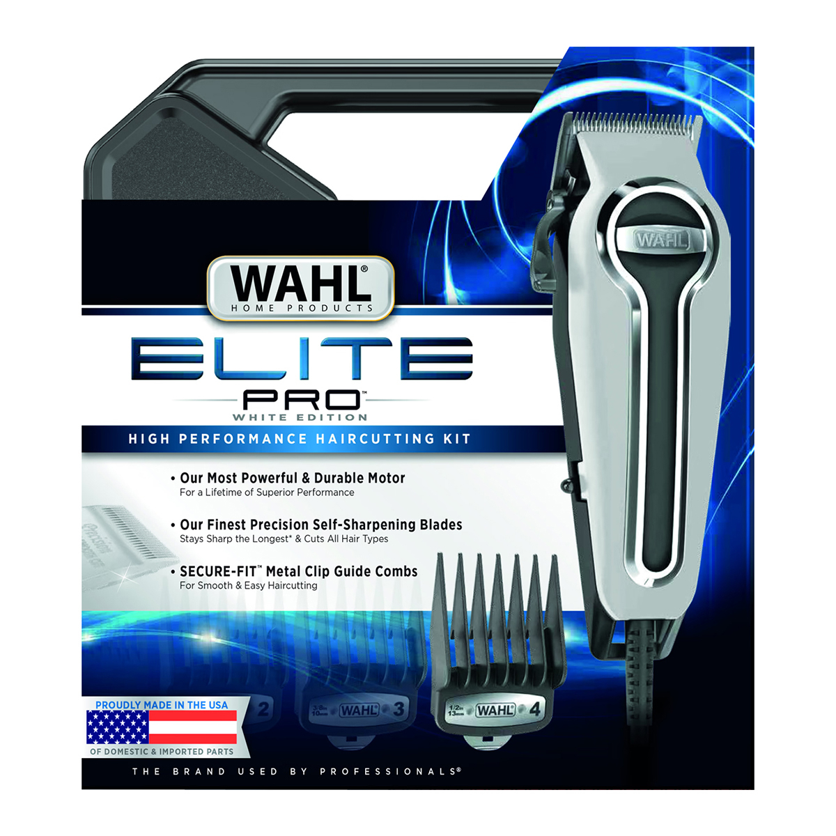 Wahl Elite Pro Επαναφορτιζόμενη Κουρευτική Μηχανή Λευκή - Image 2
