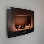 CECOTEC ReadyWarm 2200 Curved Flames Connected 05365 Ηλεκτρικό Τζάκι Επιτοίχιο 2000W Μαύρο - Image 3