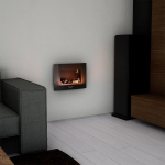 CECOTEC ReadyWarm 2200 Curved Flames Connected 05365 Ηλεκτρικό Τζάκι Επιτοίχιο 2000W Μαύρο - Image 5