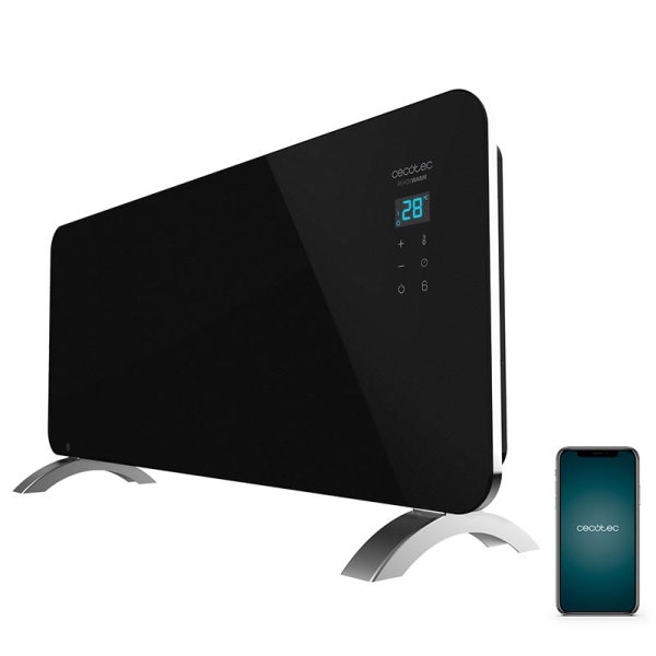 CECOTEC CEC-05352 Ready Warm 6770 Crystal Connection 2000W με WiFi Θερμοπομπός Δαπέδου - Μαύρο