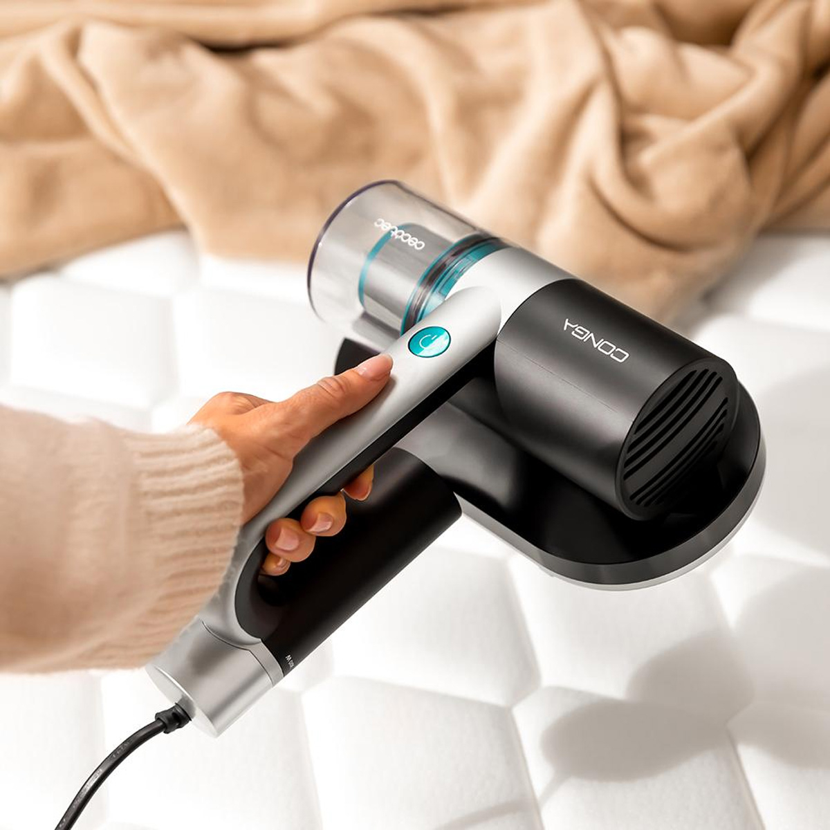 CECOTEC Conga RockStar 3000 CEC-05569 Σκουπάκι Χειρός για Ακάρεα 300W 0.2L Μαύρο - Image 3
