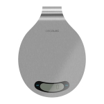 CECOTEC Smart Healthy Easyhang CEC-04179 Ψηφιακή Ζυγαριά Κουζίνας 1g/8kg Ασημί