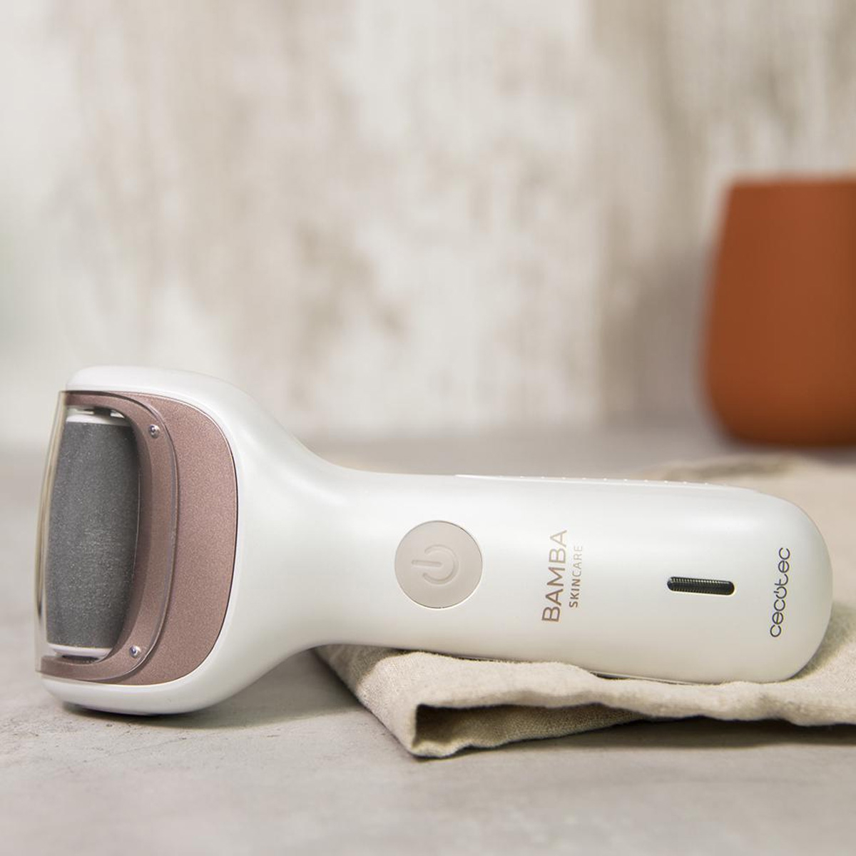 CECOTEC Bamba Skincare Silky 04222 Ηλεκτρική Λίμα Ποδιών για Φτέρνες και Κάλους Λευκή - Image 5