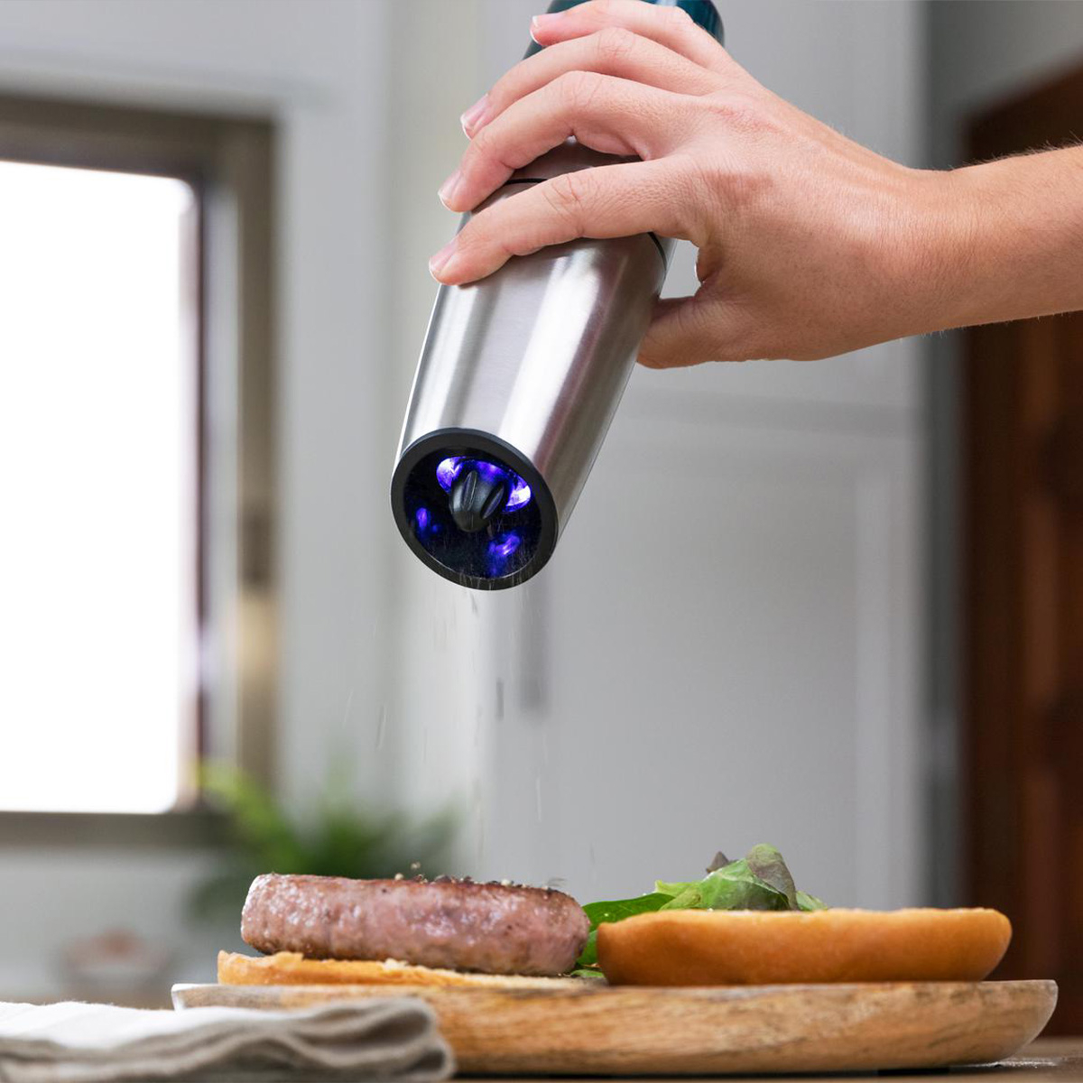 Cecotec Instantmill Gravity Σετ Ηλεκτρικοί Μύλοι Μπαχαρικών 2τμχ Inox Ασημί - Image 3