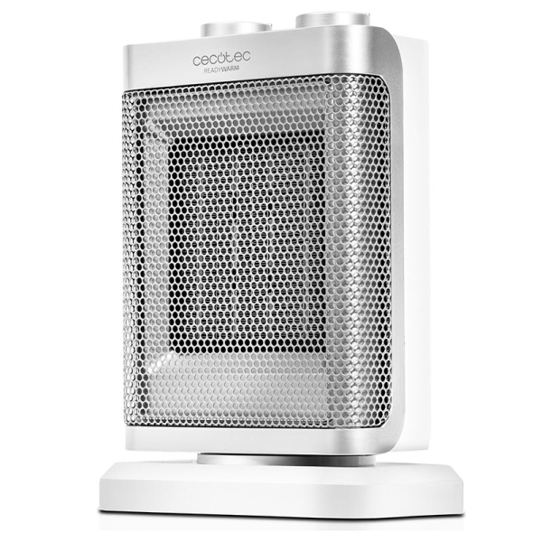 CECOTEC ReadyWarm 6100 Ceramic Rotate CEC-05309 Αερόθερμο Δαπέδου Κεραμικό 1500W Ασημί