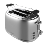 Cecotec Toast and Taste 1000 Retro Double 03206 Φρυγανιέρα 2 Θέσεων 980W Inox - Image 2