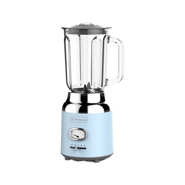 WESTINGHOUSE WKBE221BU Μπλέντερ Smoothies με Γυάλινη Κανάτα 1.5L 600W Γαλάζιο
