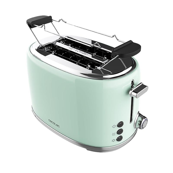 Toast&Taste 1000 Retro Double CEC-03230 Φρυγανιέρα 2 Θέσεων 980 W Πράσινη