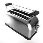 CECOTEC Toastin’ Time 1500 Inox CEC-04822 Φρυγανιέρα 2 Θέσεων 1500W Inox
