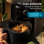 CECOTEC Cecofry Pixel 2500 CEC-04981 Φριτέζα Αέρος 2.5L 1200W Μαύρη - Image 4