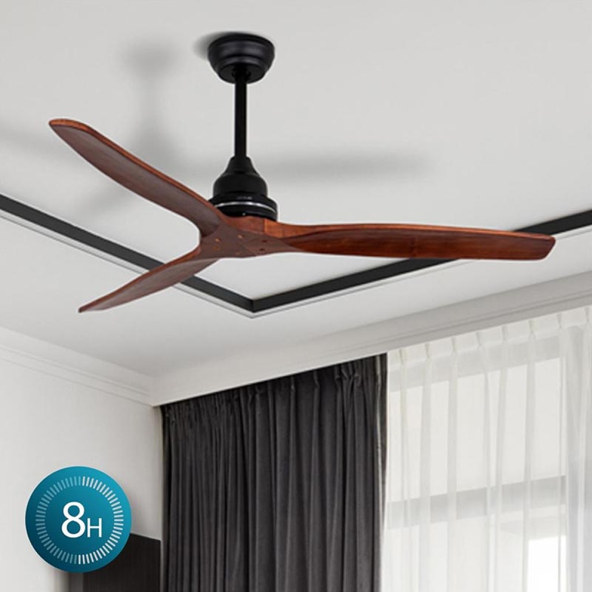 Ανεμιστήρας Οροφής Cecotec Energy Silence Aero 580 CEC-05949, Καφέ - Image 4