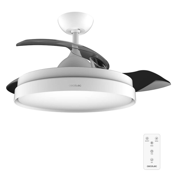 Ανεμιστήρας Οροφής με Φως 40W Cecotec EnergySilence Aero 4280 Invisible White – Αθόρυβος, Λευκός