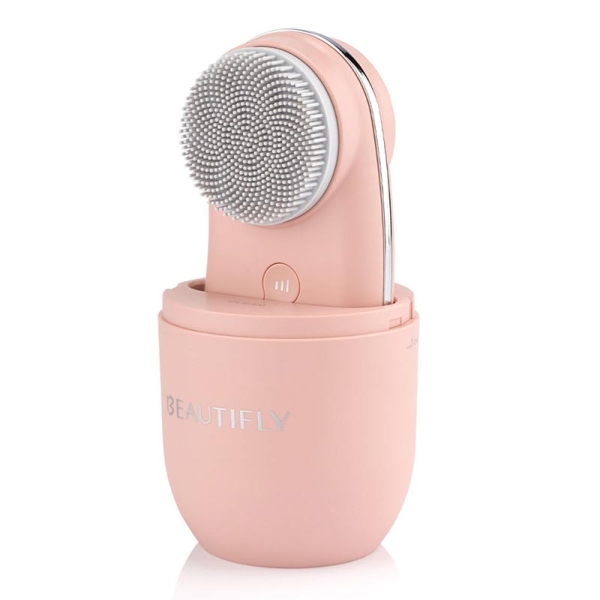 BEAUTIFLY Duo Care Blush Συσκευή Καθαρισμού Προσώπου με Υπερήχους Ροζ