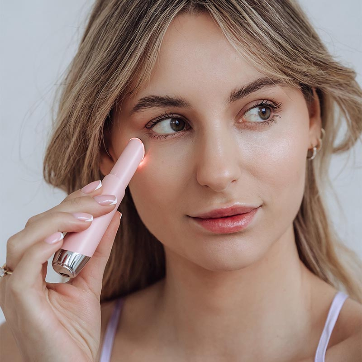 Beautifly Mini B-Blink Blush Συσκευή Περιποίησης Ματιών και Χειλιών Ροζ - Image 6