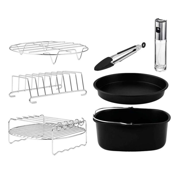 CECOTEC Cecofry Pack Accessories 04995 Σετ Αξεσουάρ Air Fryer 7τμχ Μαύρο