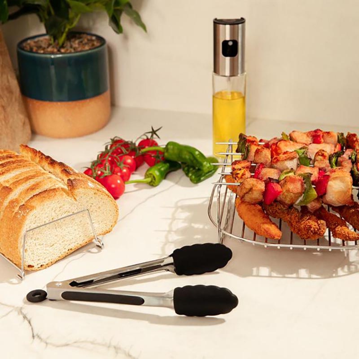CECOTEC Cecofry Pack Accessories 04995 Σετ Αξεσουάρ Air Fryer 7τμχ Μαύρο - Image 3