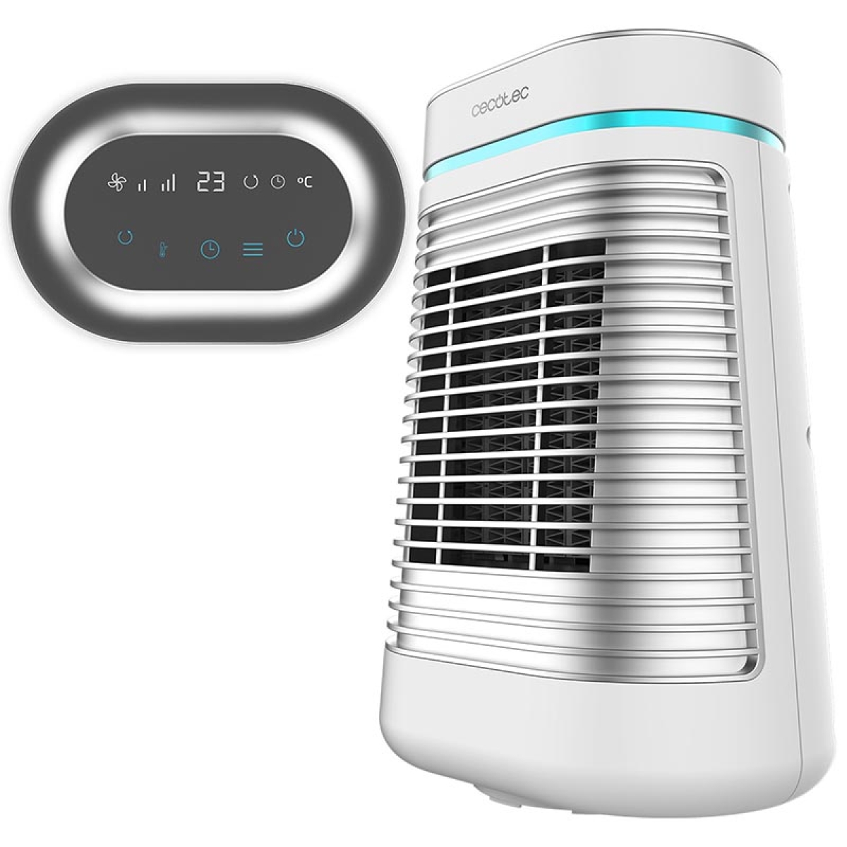 Cecotec ReadyWarm 1550 Max Ceramic Rotate Smart 08274 Κεραμικό Αερόθερμο 1500W Λευκό - Image 3