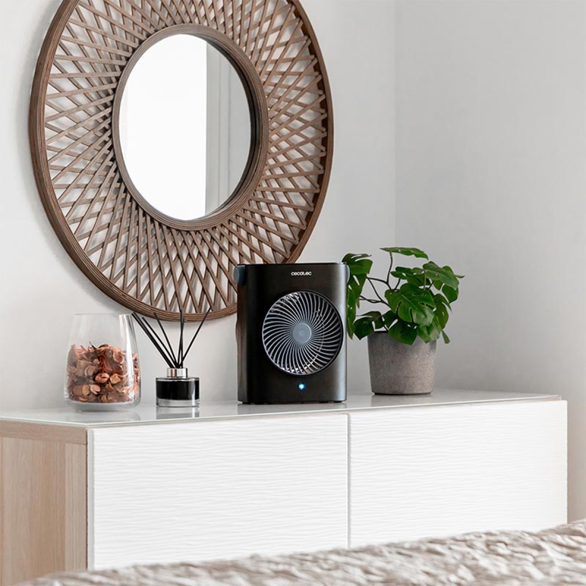 Cecotec 08257 Αερόθερμο Δαπέδου 2000W με Τηλεχειριστήριο Μαύρο - Image 6