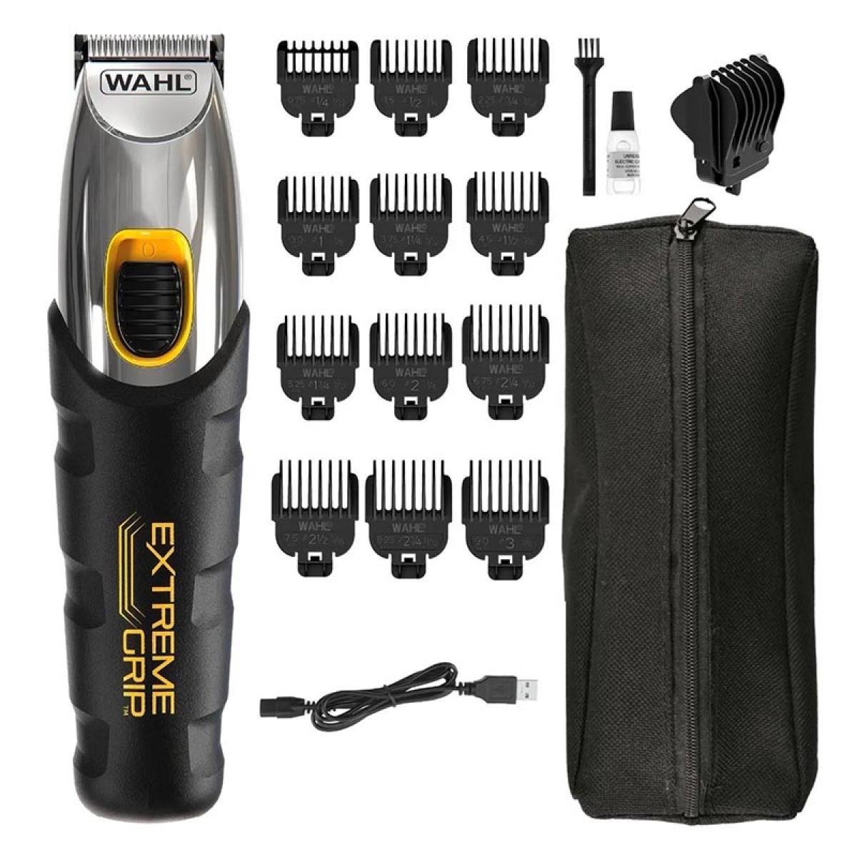 WAHL Extreme Grip Επαναφορτιζόμενο Τρίμερ Μαύρο - Image 3