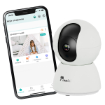 MOMINI Kidlook Ενδοεπικοινωνία Μωρού Wi-Fi με Κάμερα & Ήχο Λευκή