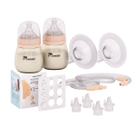 MOMINI Milky Silky Σετ 2 Ψηφιακά Επαναφορτιζόμενα Θήλαστρα 180ml με 4 Λειτουργίες - Image 2