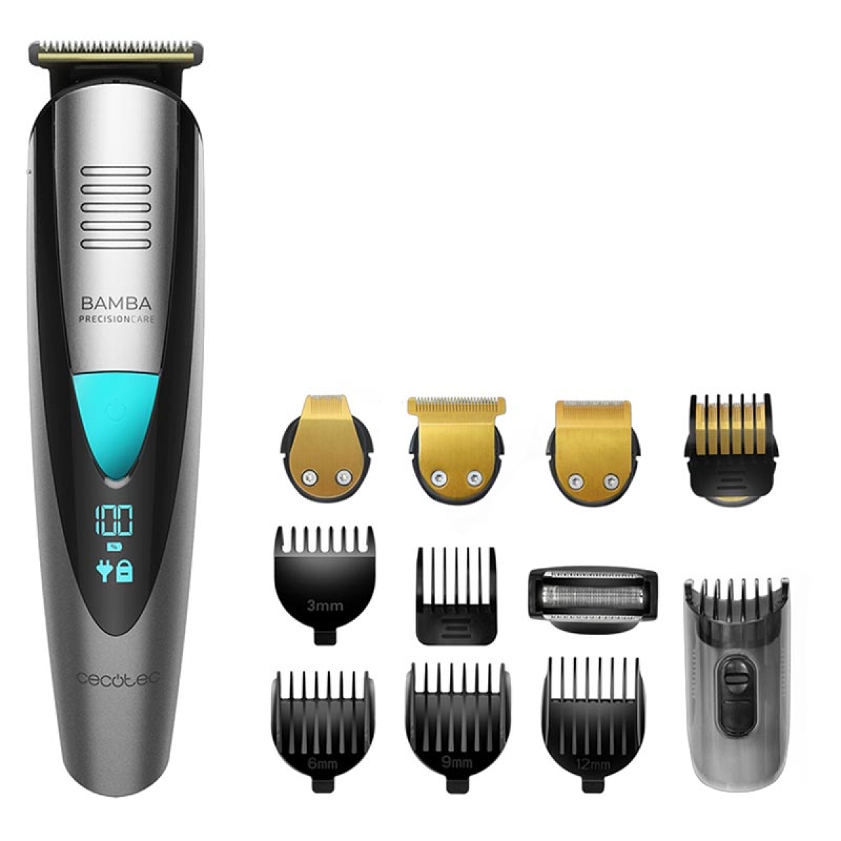 CECOTEC Bamba PrecisionCare CEC-04331 Σετ Κουρευτικής Μηχανής Ασημί - Image 2
