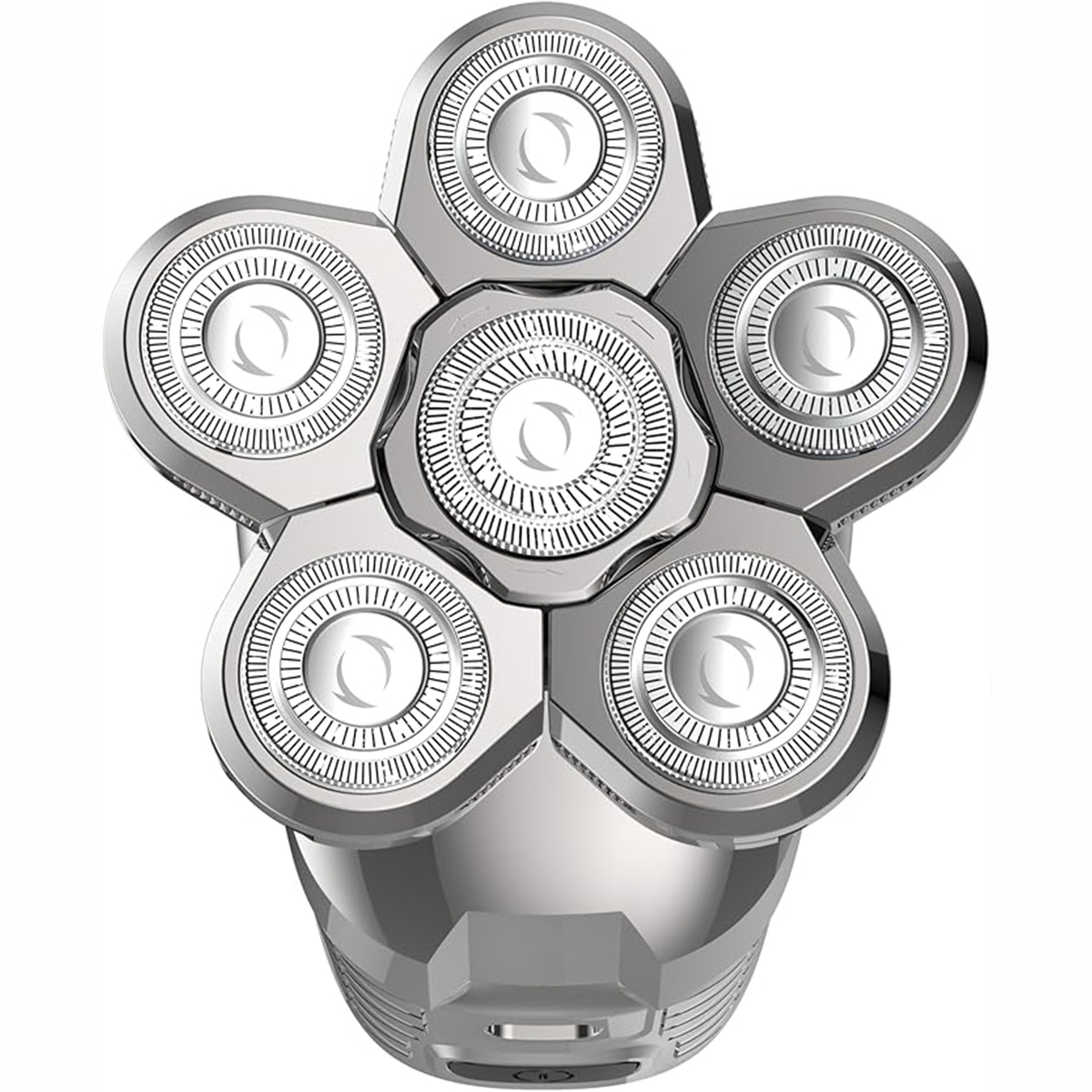 360 Xtreme Ξυριστική Μηχανή Επαναφορτιζόμενη και Ρεύματος με 6 Κεφαλές Γκρι - Image 5