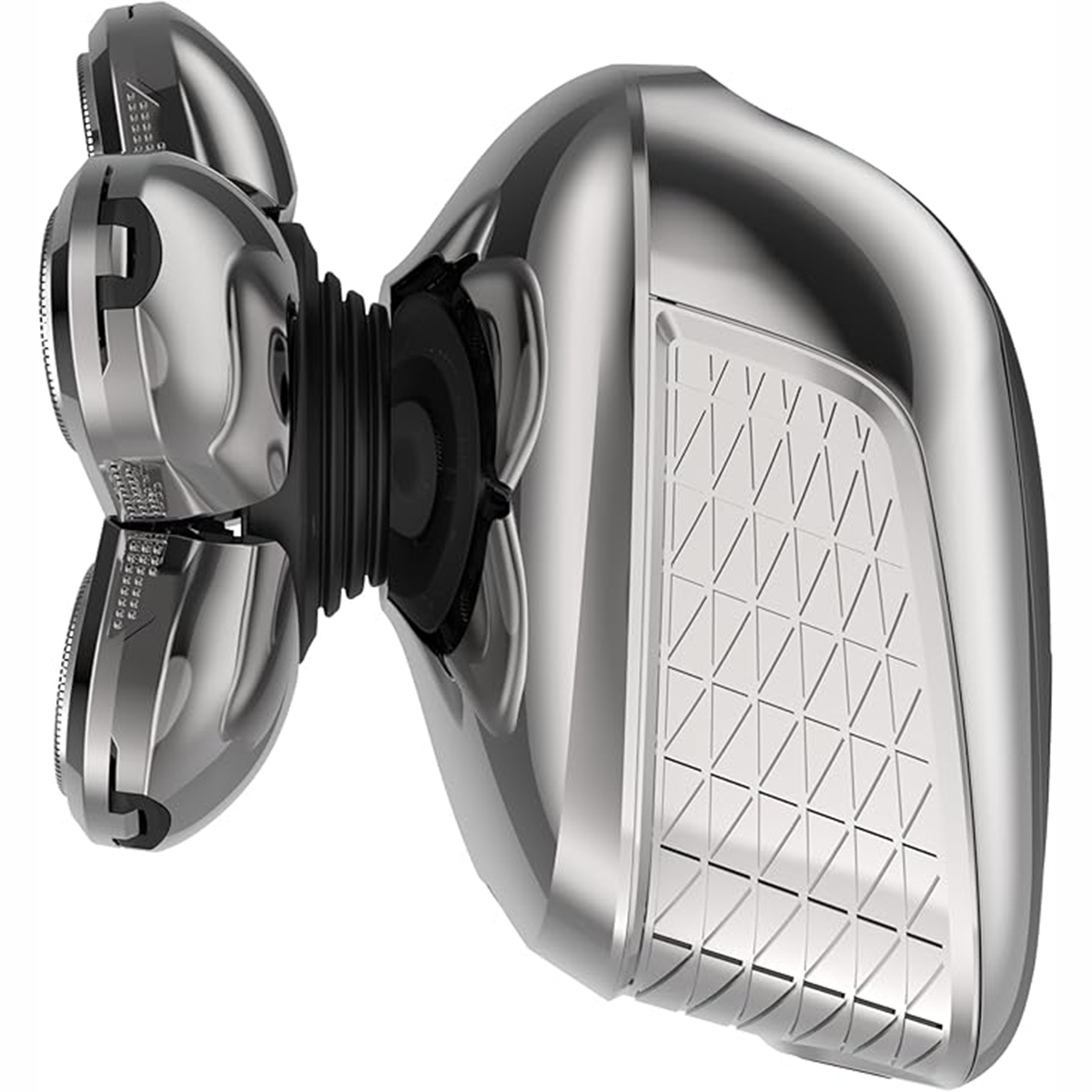 360 Xtreme Ξυριστική Μηχανή Επαναφορτιζόμενη και Ρεύματος με 6 Κεφαλές Γκρι - Image 6