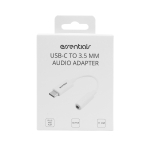 Essentials Αντάπτορας Type C σε 3.5mm Audio 10cm Λευκό 1110641 - Image 3
