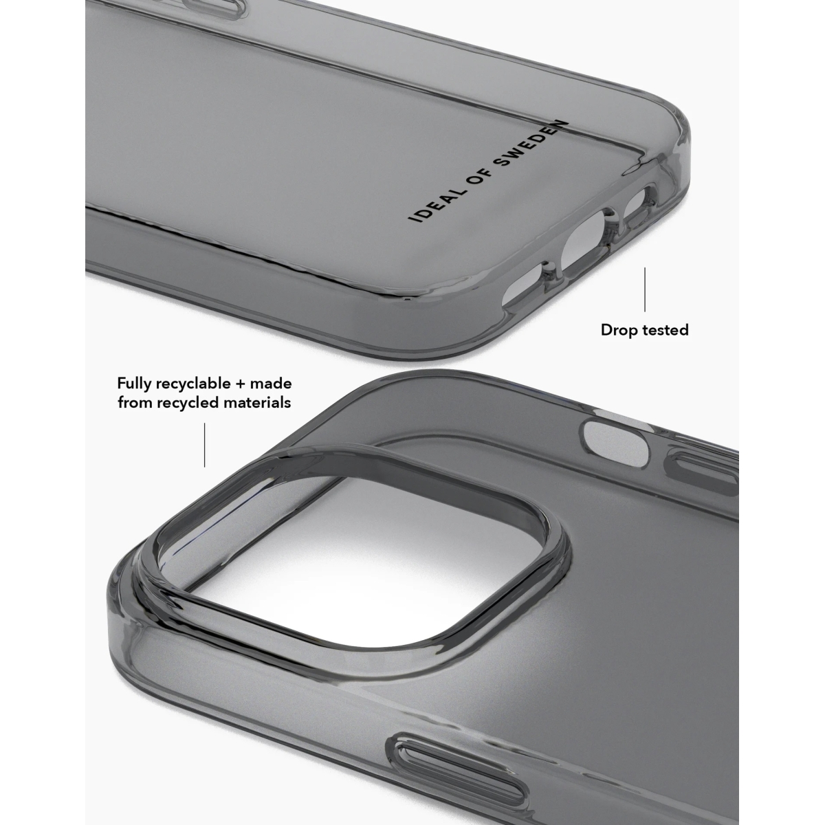 IDEAL OF SWEDEN Θήκη Clear iPhone 15 Tinted Black IDCLC-I2361-470 - Image 2