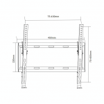 Cabletech Επιτοίχια βάση tv έως 55" έως 35kg LP34-44T UCH0154 - Image 3